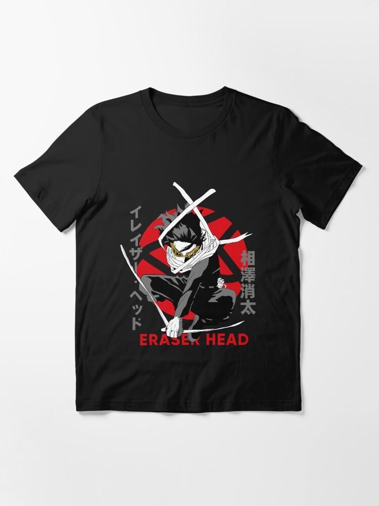 Anime My Hero Academia The Eraser Black T-shirt Size S-5XL Unisex T-Shirt S