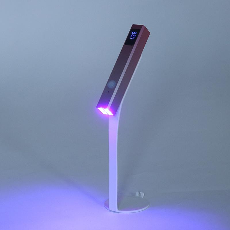 Mini Handheld Uv Led Lamp For Nails Portable Rechargeable Nail Dryer For Curing Gel Polish With Display Manicure Machine