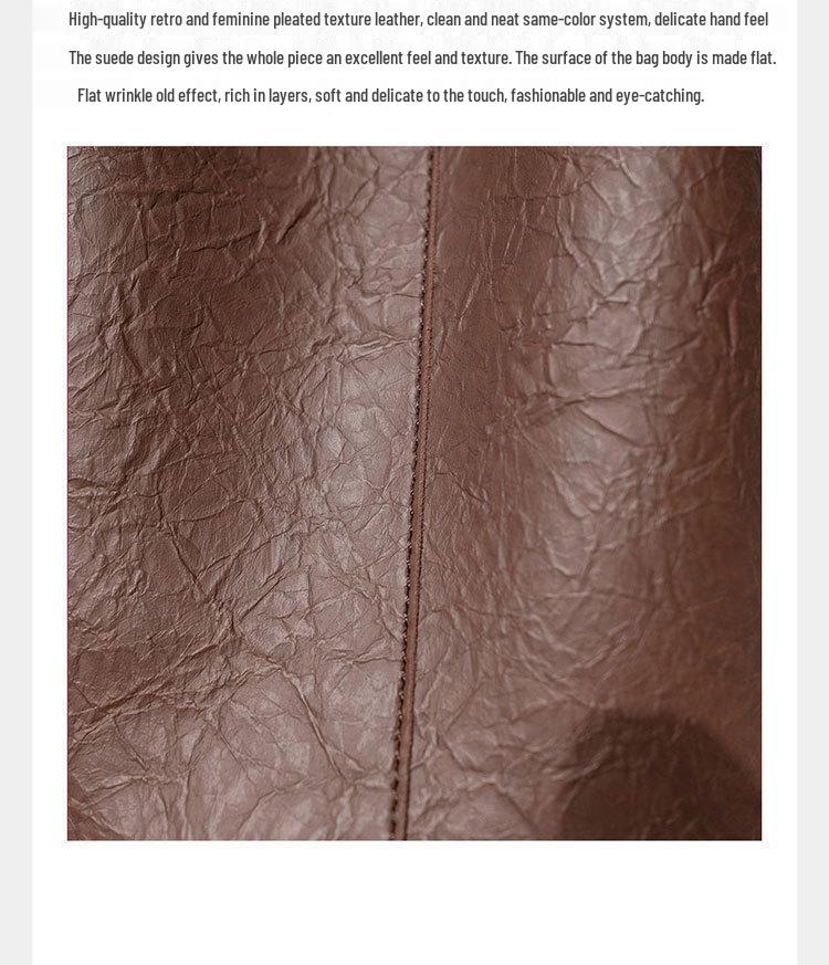 2024 Women's Korean Fashion Large Capacity Shopping Bucket Bag - Shoulder & Crossbody