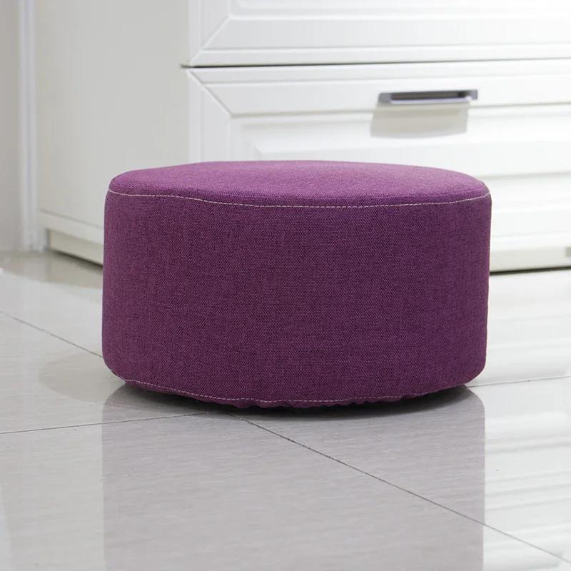 

Waterproof Bean Bag Sofa Cover - Solid Color Lazy Chair for Gaming - Cotton Linen WF919 фіолетовий