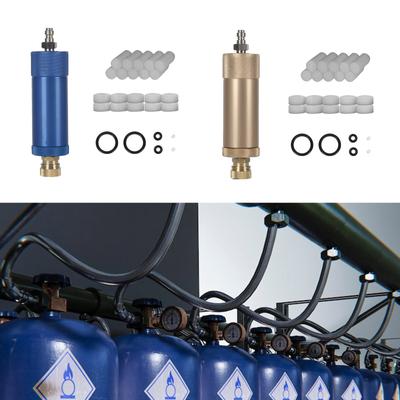 30MPa High Pressure Double Layer Separator with Male Female Connectors Simple Installs for Industrial Pneumatic Systems