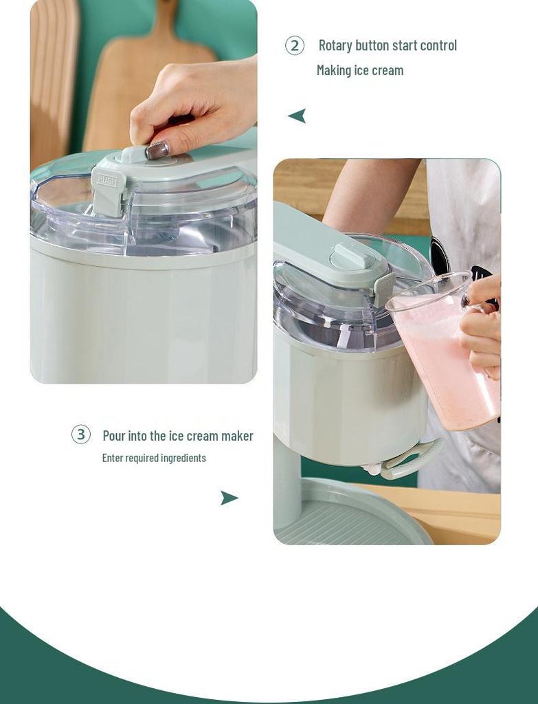 Barnens Hemlagade Automatiska Glass- och Isglassmaskin
