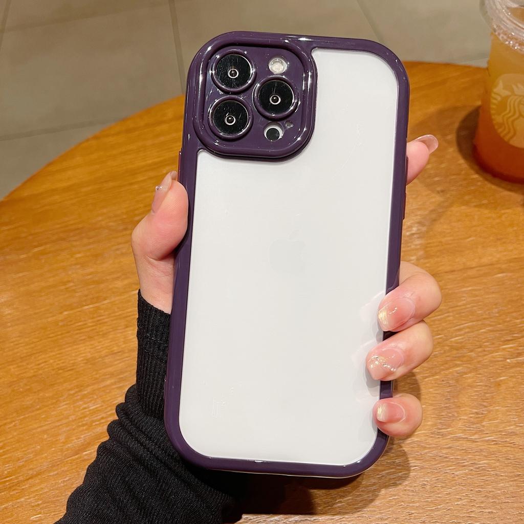 Applicable To Apple 16 Cream Mobile Phone Case IPhone 14 Transparent 11 Soft 12 Shell Pro Max Protection 13 Set 15