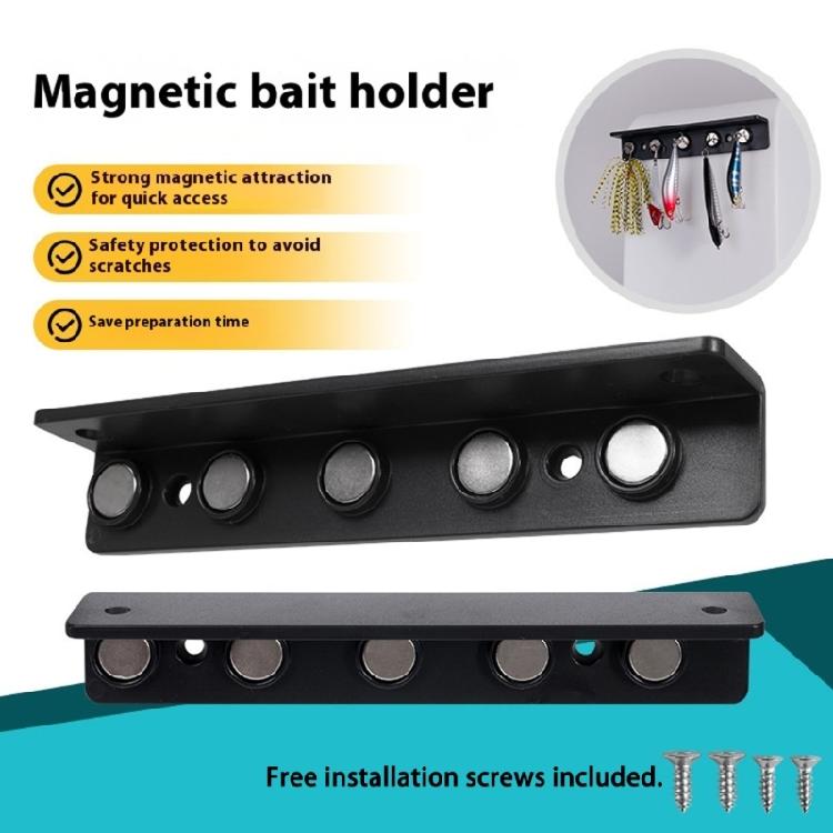 Compacts Boats Magnetic Lures and Hook Holder Portable Yacht Magnetic Fishing Baits Storage Rack Lures Organizers Enduring