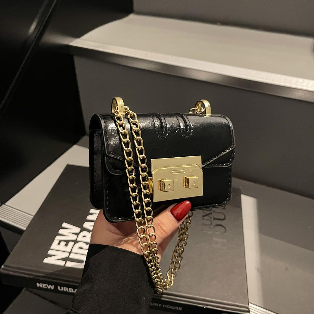 Niche fashion mini chain bag spring simple foreign style small square bag candy color messenger bag
