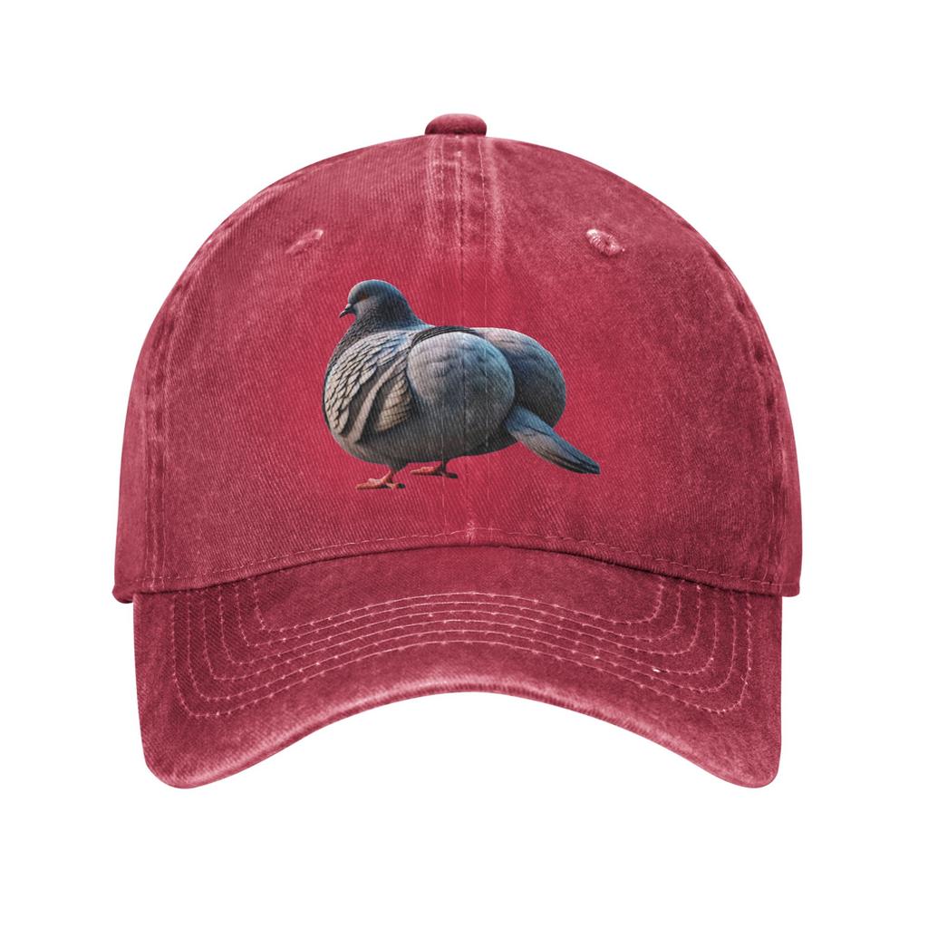 Big Booty Baseball Caps Peaked Cap Pigeon Meme Sun Shade Hats for Unisex