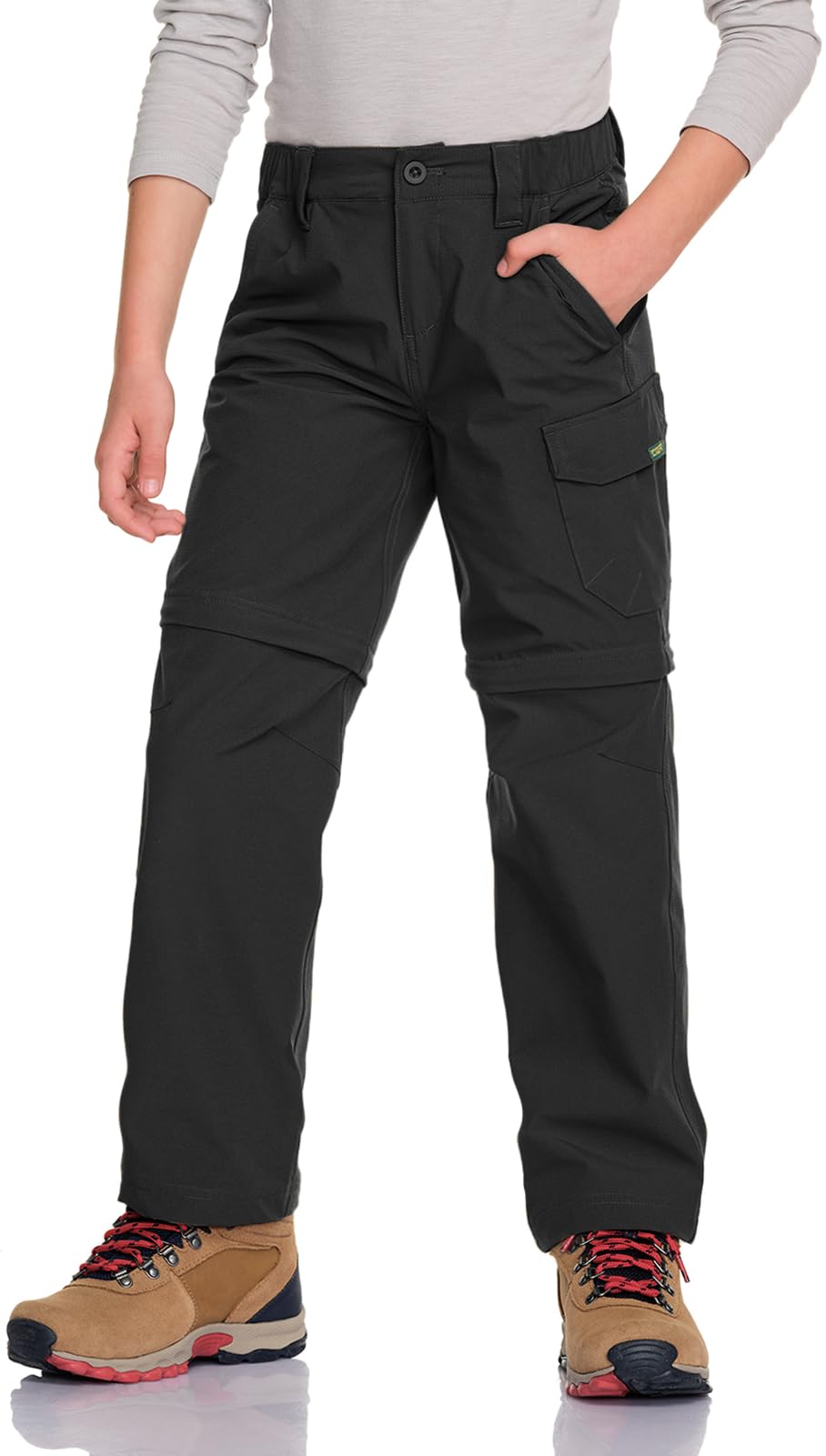 

CQR Штани-карго-трансформери Короткі Довгі Ідеальні для повсякденного носіння на вулиці та тактичні Дитячі [Швидкосохнучі, Водовідштовхувальні, Дихаючі] & Штани,