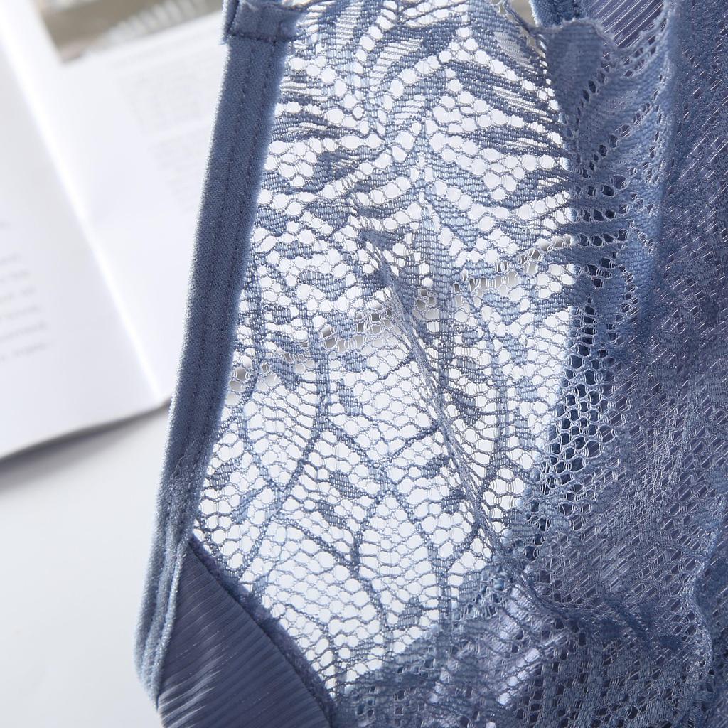 Erotic Panties Sexy Briefs Women Butt Lift Mid Waist Racerback Hollow Out Lace Women's Lingeries Boudoir Breathable Ice Silk Underwear