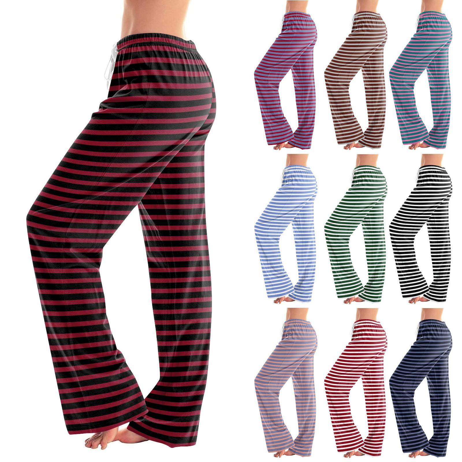 

Women Winter Soild Color Pants Full Length Long Trousers Sports Pants XL винний