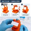Bottle Labeling Tool 1/2Pcs Vial Label Applicator for 3ML/10ML Vials, Positioning Alignment Ergonomic Device Tool, Sticker Application Tilted Desktop