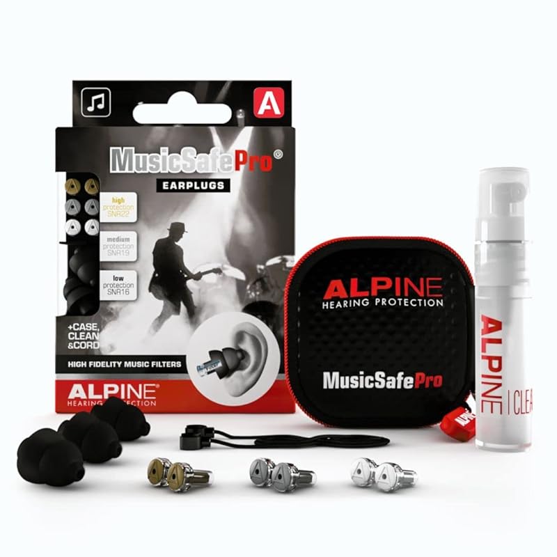 

ALPINE HEARING PROTECTION беруши НОВЫЕ MusicSafe Pro ЧЕРНЫЕ