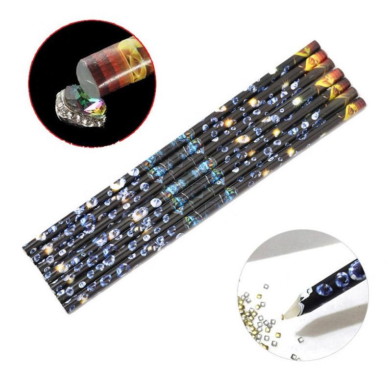 Diy Jewelry Point Drill Pen, Mobile Phone Case Beauty Sticky Drill Pen, Drill With Sticky Pattern White Core Pencil
