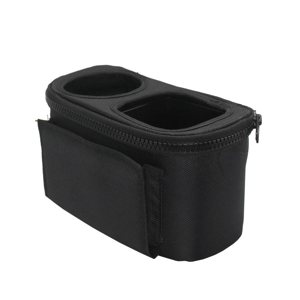 Motorcycle Front Handlebar Crossbar Storage Bag Cup Holder