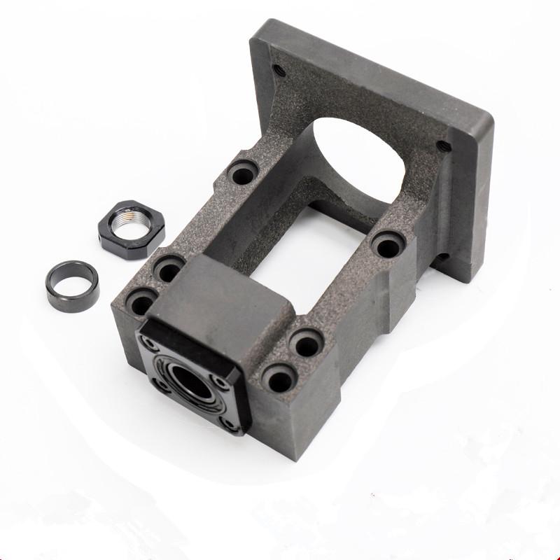 Integrated Stepper/Servo Motor Bracket with Ball Screw Support