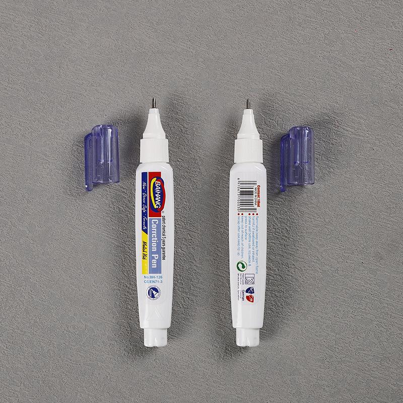 Kit 3pcs Correction Pen 10ML Quick Dry Smooth Flow for School Stationery