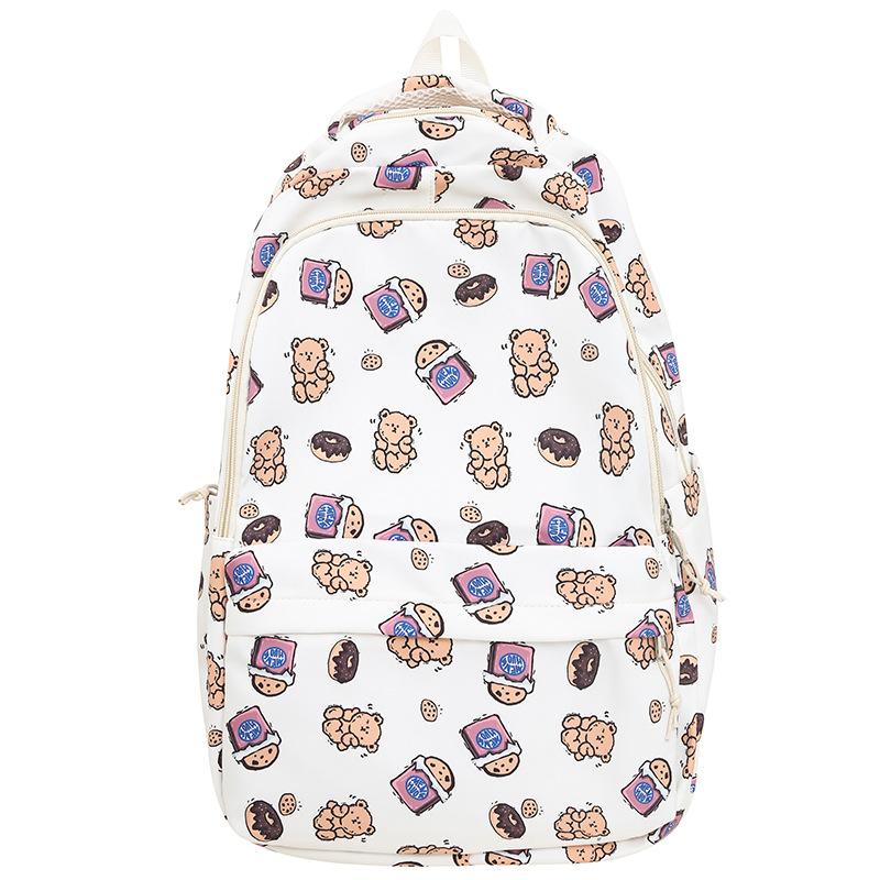 Children Elementary School Girl Junior High School High School College Student Cartoon Printed Backpack