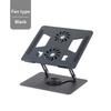 Laptop Metal Stand with Cooling Fan Laptop Stand Desktop Folding Stand  Grey