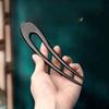 Simple Chinese Hair Sticks Wooden U Shaped Hair Forks for Women Hair Bun Maker Hairpins Accessories Retro Fashion Headpieces