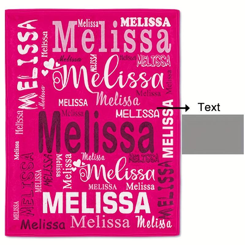 Personalized Custom Blanket For Adult Kids Customizable Name Flannel Blanket Soft Cozy For Bed Sofa Travel Perfect Birthday Gift