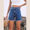 Blue Women's Denim Shorts Summer High Waist Casual Chic Loose Jean Shorts Women Summer Denim Short Femme