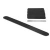100 Pcs Replacement Nail File Strip Kit with Reusable Stainless Steel Nail File Base Plate