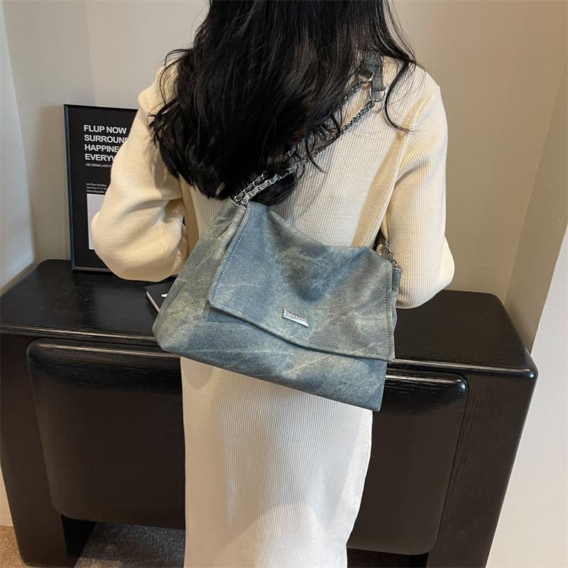 Retro Chian Leather Shoulder Bags for Women Simple Tote Bag 2024 Winter Crossbody Bag Lady Travel Vintage Handbags