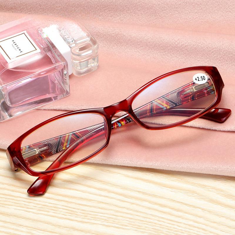 Fashion Vintage Comfortable Reading Glasses Ultra Light Frame Anti-Blue Light Eyeglasses Portable