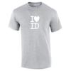 I Heart Love ID Shirt Idaho the Gem State Gray White Gift T-Shirt S-5XL