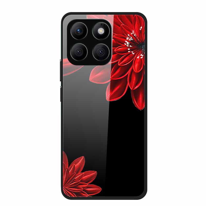 For Honor X8c Case X8 c X 8c Tempered Glass Hard Back Cover Phone Case For Honor X8c 4G Case HonorX8c X 8 c Capa Soft TPU Bumper