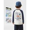 Right European Boys' Outdoor Pure Cotton Long-Sleeve T-Shirt, Children's Antibacterial Spring Top, 2026 New Children's Clothing, Baby Base Layer
