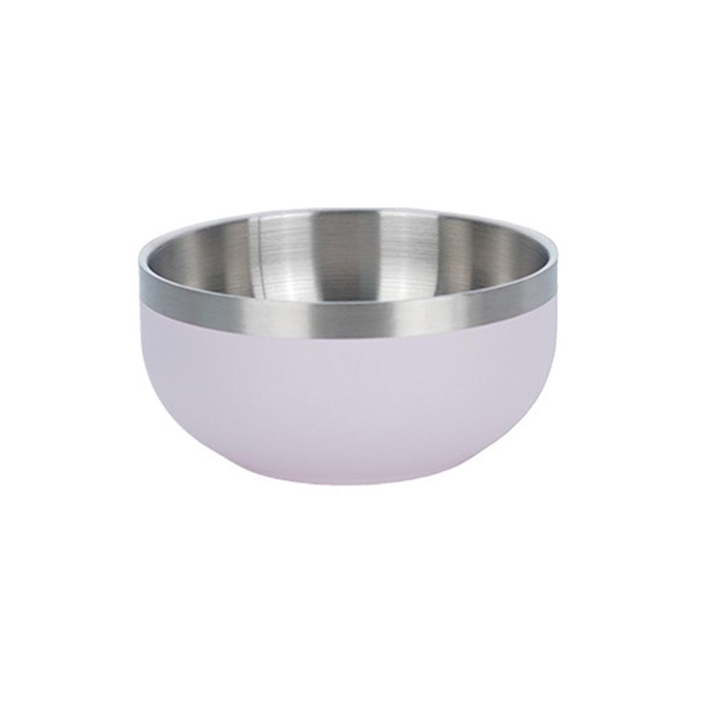 Multi-color Fruit Salad Bowl Round Bowl Food Container Stainless Steel Bowl  Kitchen Tableware