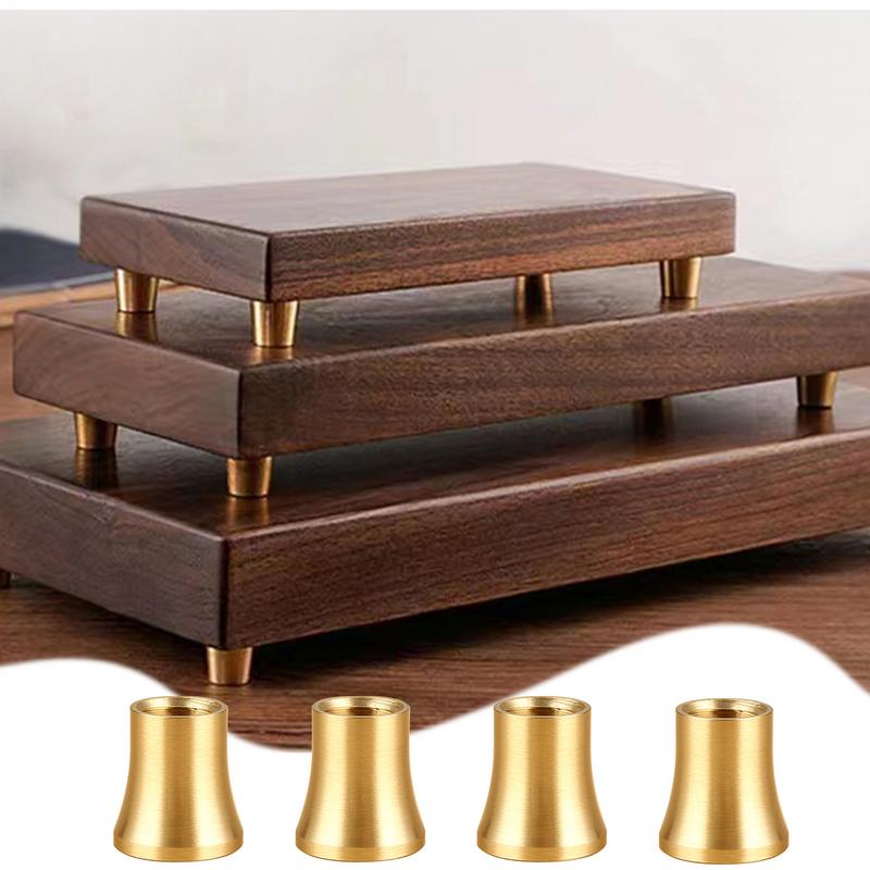 4 STÜCKE Metallmöbelbeine Bastelbasis Kupferfüße Kleine Tablettfüße Ersatzbeine Für Küche Sofa Tisch Möbelbeschläge