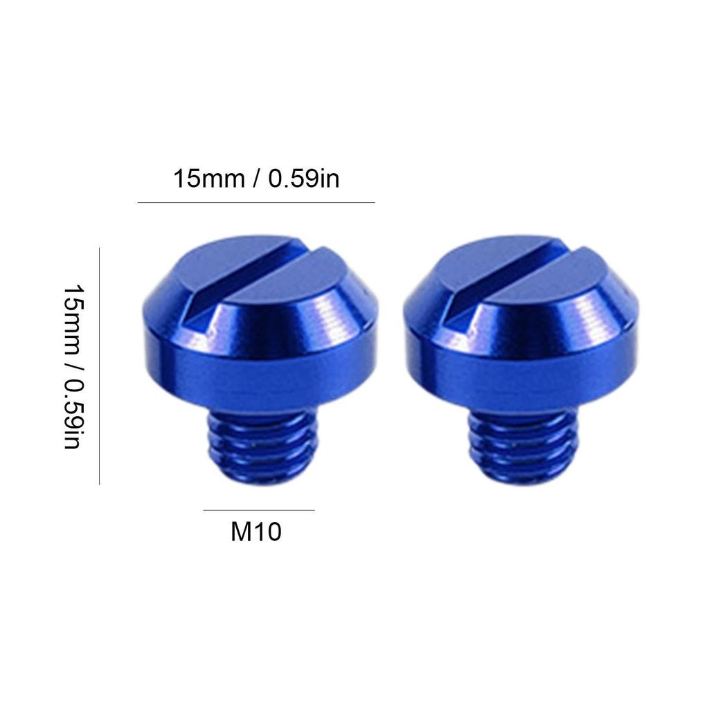 Motorcycle Mirror Bolts | 2 Pcs Universal Motorcycle Mirror Hole Bolts, Motorcycle Rearview Mirror