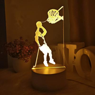 3D Kreatives Basketball Sport Nachtlicht, Schlafzimmer Wohnzimmer Dekoration, Schreibtisch Dekorationslicht
