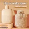 Plush Hot Water Bottle - Explosion-Proof Bed & Hand Warmer for Period Relief, Baby & Student Use