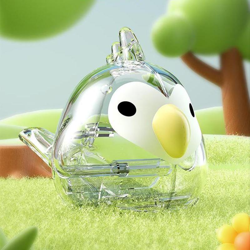 Průhledná Pískací hračka Vodní pták Děti Trénink orálních svalů Výslovnost Specifická píšťalka Nástroje pro trénink výslovnosti