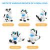Intelligent Touch Remote Control Electronic Walking Dog Robot Toy, Dancing Pet for Boys and Girls Birthday Gifts