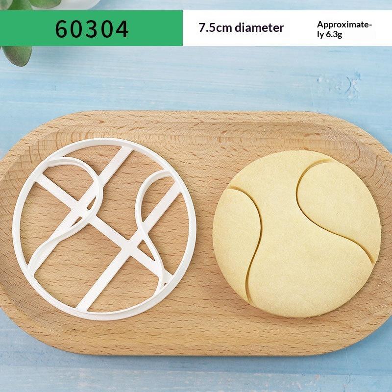 Sports Ball Baking Cutter Non-Toxic Easy Demold Rugby Tennis Football Shaped Mold for Kids Baking Class Activity