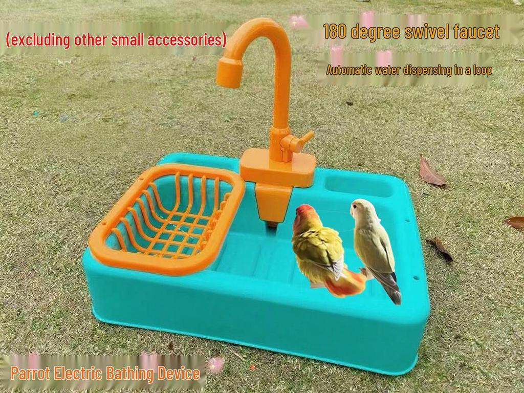 Kids' Automatic Water Cycle Dishwasher & Bird Bath Play Set
