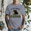 My Tech Support Is A Cat TShirts Funny Cat T Shirt IT Humor Tee Programmer Gift Work From Home Shirt Geek Cat Tee TShirts