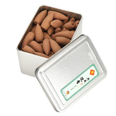 50Pcs Backflow Incense Cones Waterfall Natural Scents Fragrance Air Purification with Iron