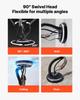 Drywall Sander, 1010W Electric Drywall Sander, Popcorn Ceiling Removal Tool with 7 Variable Speed 1000-2200 RPM, Double-Deck LED Light, Foldable &