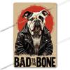 Vintage Cute Dog Themed Metal Tin Sign Retro Funny Puppy Wall Art Decor for Home Pet Shop Man Cave Rustic Iron Painting Plaque