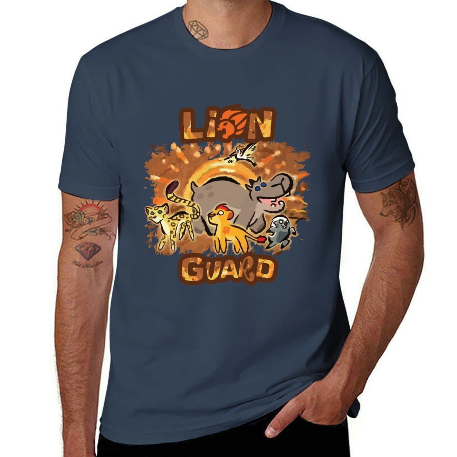 Lion Guard Cave Painting TShirt Summer Fashion Casual Tee Shirt S