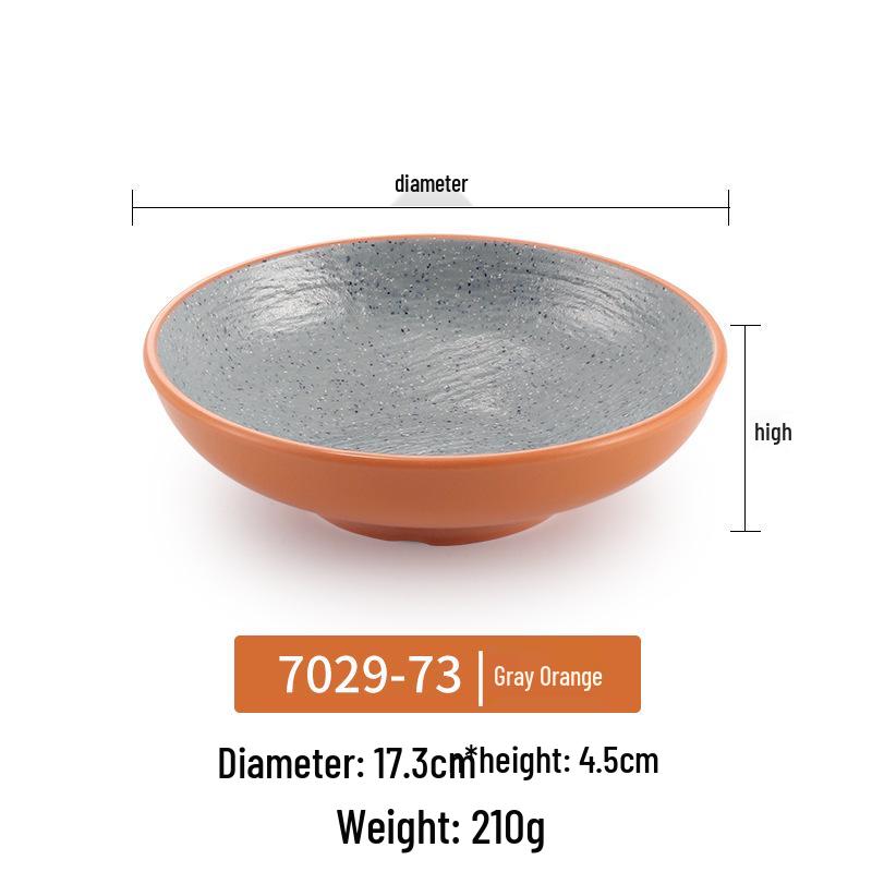 Japanese Melamine Mushroom Hat Salad Bowl: Creative Shallow Artistic Tableware for Rice, Soup, Noodles, and More