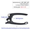 1Pcs Copper Tube Bender Tubing Bender 90°,Fuel Brake Pipe Bender Hand Tool 1/4“ 3/16” 1/8“ 3 in 1 Pipe Tubing Bender Pipe
