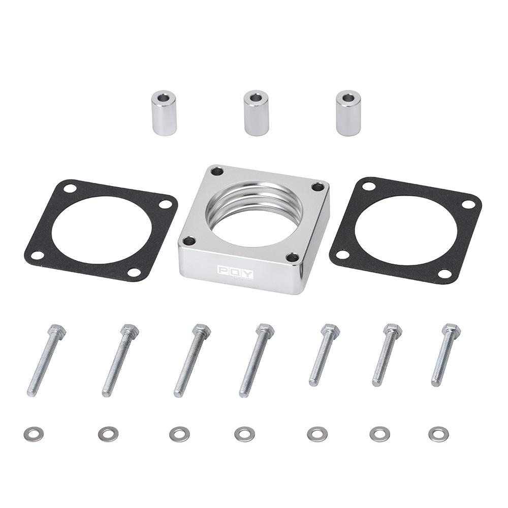 

4-Bolt Throttle Body Spacer for JEEP TJ 97-06 серебряный