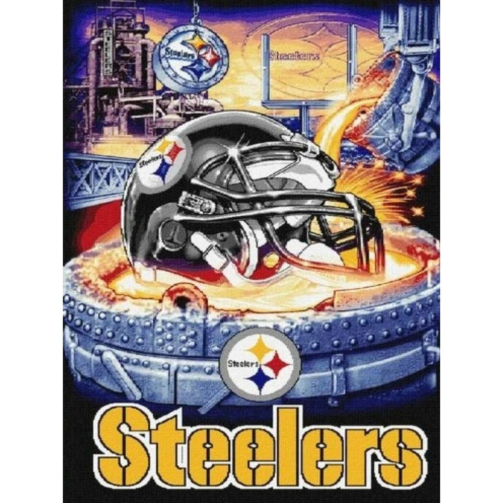 5D Diy Diamantová malba Výšivka křížkovým stehem Mozaika Americký fotbal Plný kulatý vrták Dekorace domu Nástěnné umění Dárek