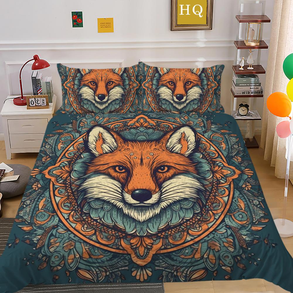 Set de lenjerie de pat cu imprimare 3D Datura Husă Cuverturi de pat din poliester Cuvertură de pat de lux pentru fete lenjerie de pat moale pentru acasă