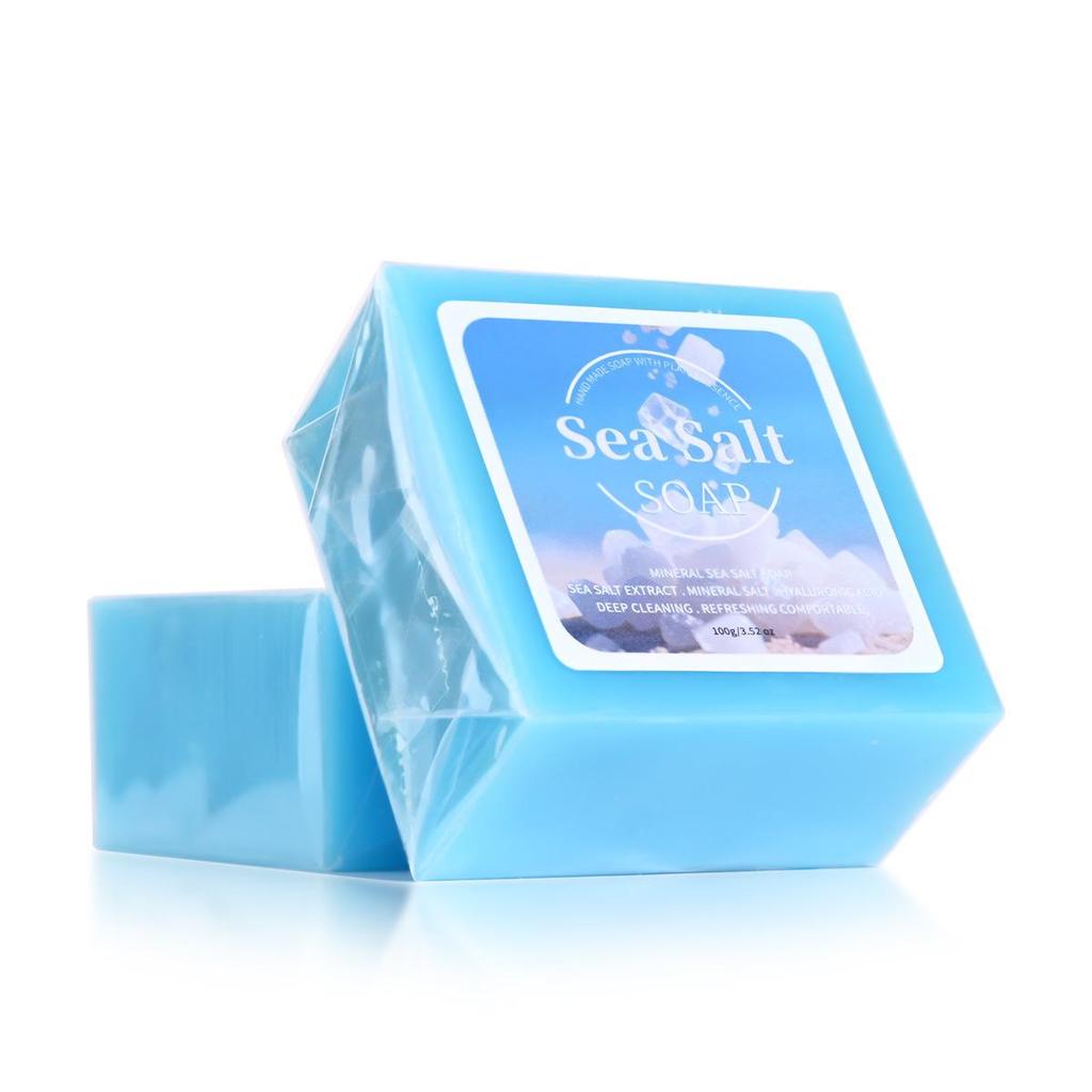 Handmade Turmeric Bamboo Charcoal Soap with Aloe, Papaya, Goat Milk, Sea Salt & Essential Oils